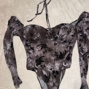 Dead Roses Mesh Bodysuit
